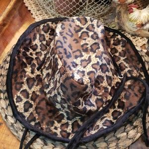 Older child or Adult Leopard print hat Halloween